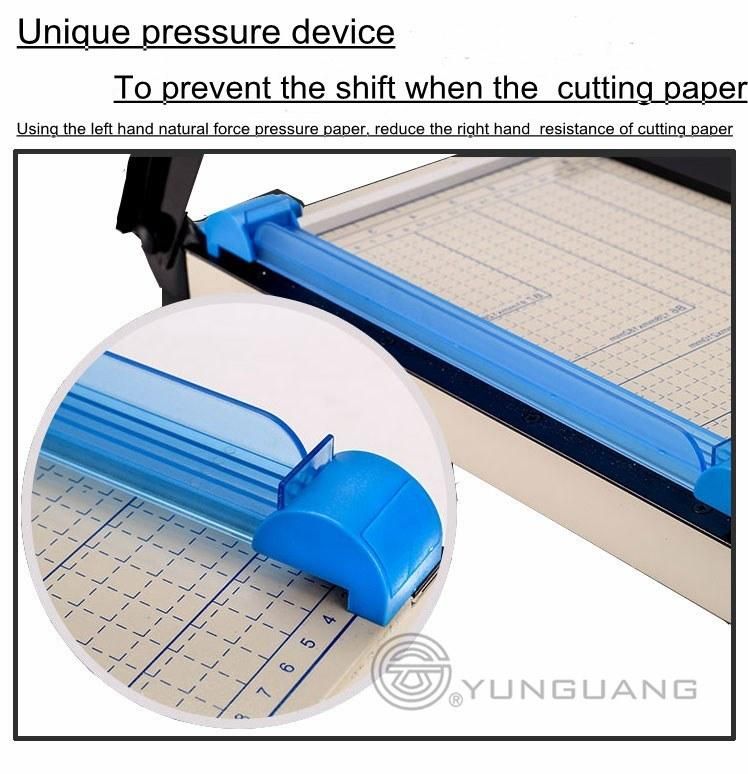 Seller Factory Plastic Sprayed Steel Manually Guillotine Paper Cutter Machine