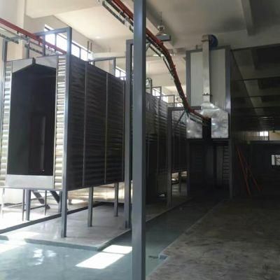 Automatic Liquid/Powder Coating Paint Spray Production Line for Fan with Ce