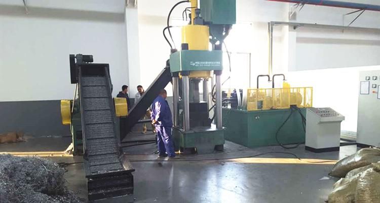 Y83 Vertical Automatic Scrap Aluminum Chips Recycling Machine