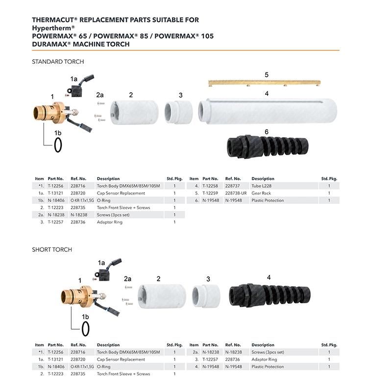 Hpro2000 Swirl Ring for 020607 020679 120834 Cutting Torch Consumables