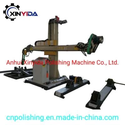 Good Quality Automatic Carbon Steel Buffing Machine for Vessel Body and Tank Dish