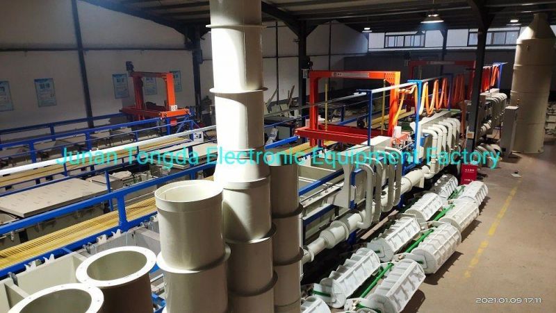 Tongda11 Electroplating Line Copper Plating Machine Galvanizing Equipment Plating Tanks