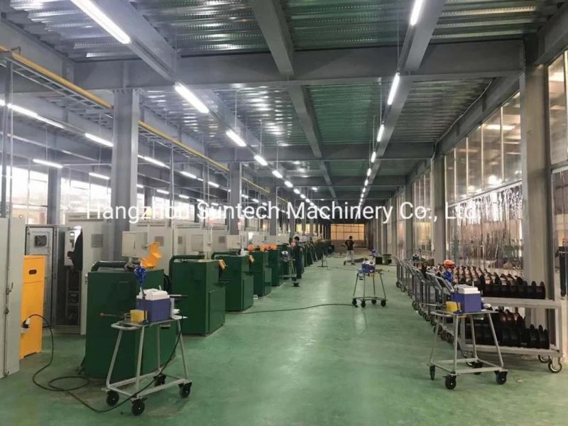 High Speed Single CO2 Welding Cable Wire Drawing Machine Production Line