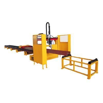 Lansun CNC Structural Profile Steel H Beam Plasma Cutting Machine for Steel Fabrication Plasma Cutting Machine H Beam Cutter CNC Machine