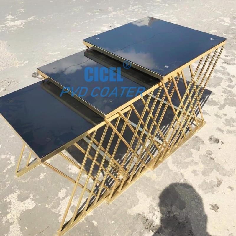 Cicel Stainless Steel Furniture Gold Plating Machine Plant