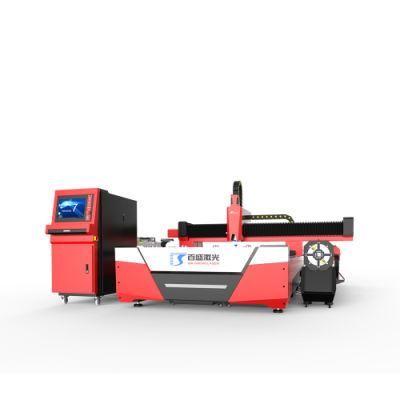 High Speed Sheet Metal Plate Fiber Laser Cutting Machine with 3/6m Pipe Attachment