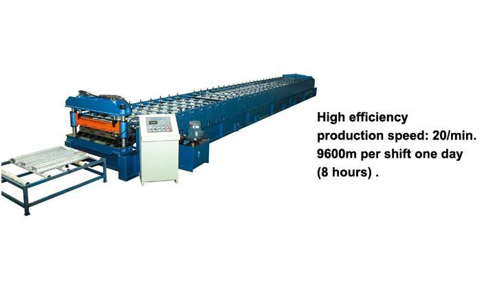 Mitsubishi PLC Controller Floor Deck Roll Forming Machine