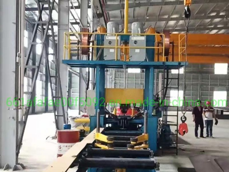 Automatic H Beam Web Flange Straightening Correcting Machine