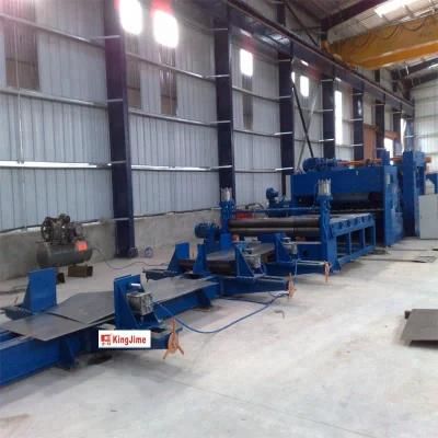 Nc Servo Automatic Steel Sheet Uncoiling Straightening Leveling Feeding Cutter Machine Cut to Length Blanking Line