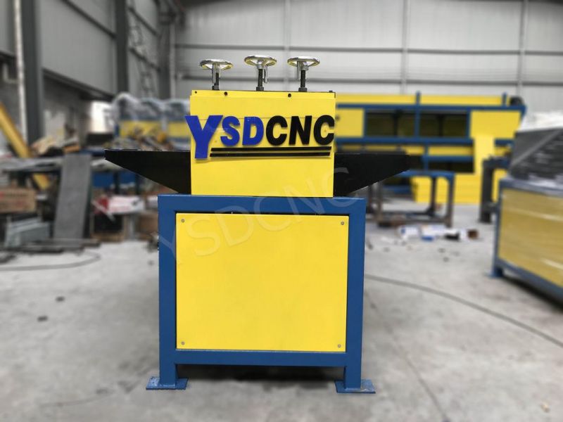 G1.2*2500 HVAC Duct Galvanized Sheet Metal Seven Line Electric Square Duct Beader Beading Forming Machine