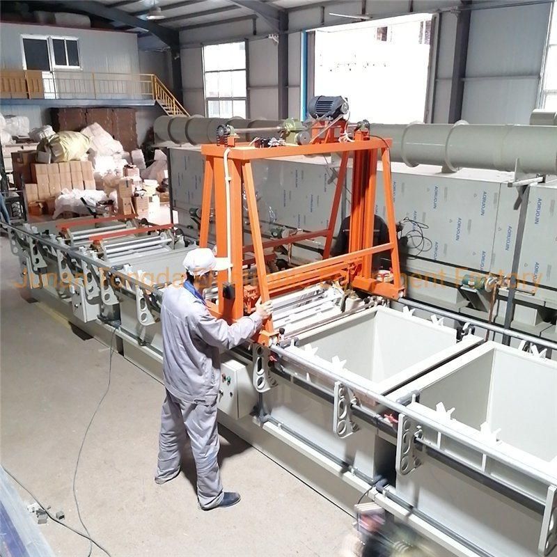 Acid Zinc Plating Plant Galvanized Electroplating Machine Automatic Plating Line