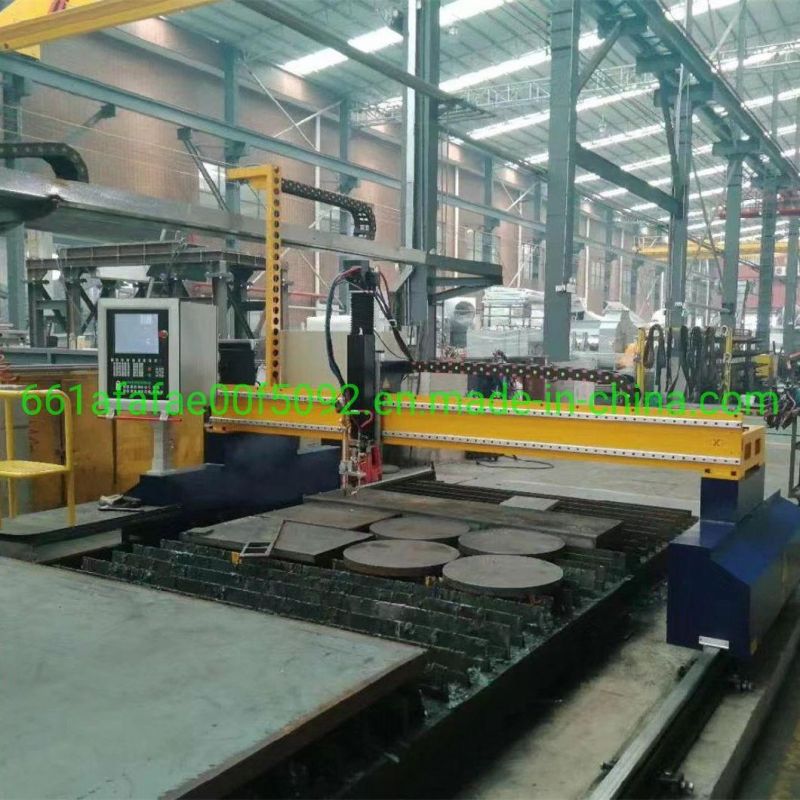 Automatic High Efficiency Gantry Type CNC Plasma Flame Cutting Machine