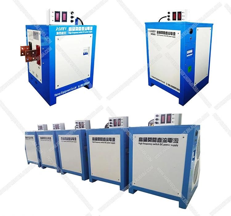 Haney CE Electroplating Machine Zinc Round Center Tables Bronzed Electroplated Plating Rectifier