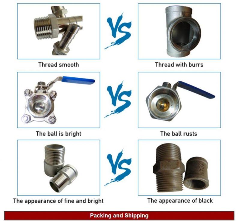 Industrial Hydraulic 3PC Ball Valve Price Flow Control Male Sanitary Stainless Steel 3 Piece Ball Valve for