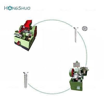 High-Speed Automatic Drywall Screws and Bolts Cold Heading Machine Thread Rolling Machine