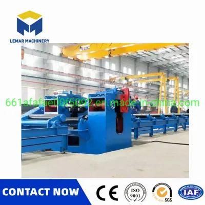 Hydraulic H Beam 60 mm 80 mm Thickness Flange Straightening Machine