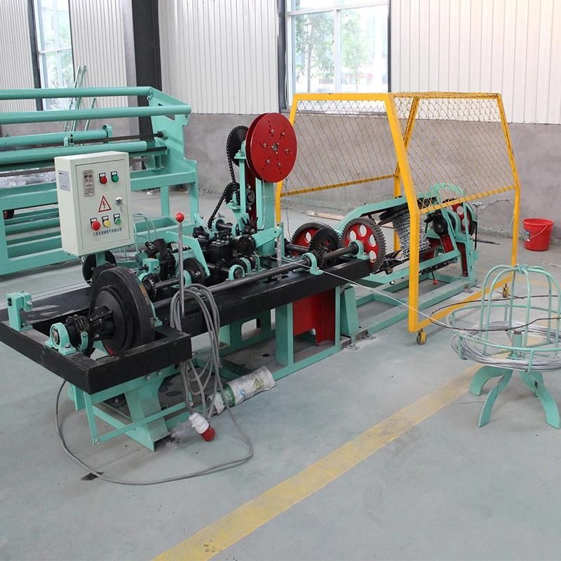 High Speed Double Strand Barbed Wire Making Machine