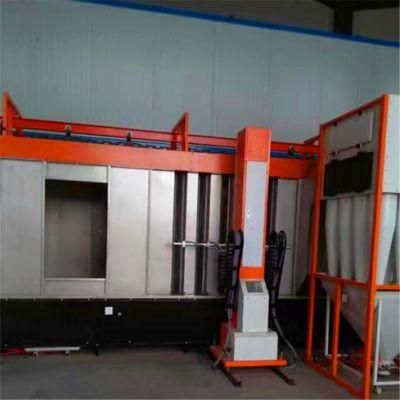 China Electrostatic Manual Powder Coating Spray Booth for Lamp Post with ISO