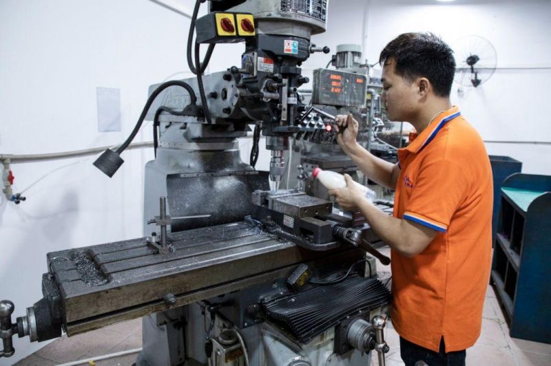High Precision Aluminum Textile Machine Steady, Al6061 CNC Machined Parts