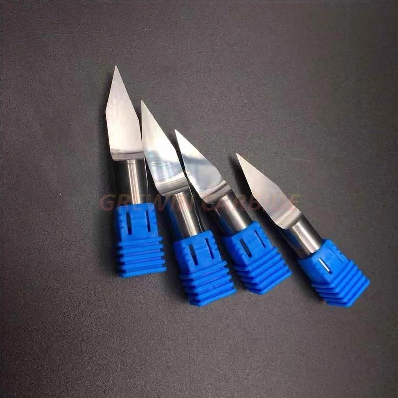 Gw Carbide- 0.1mm 60 Degree Carbide PCB Board Engraving Bits V-Shape CNC Router Tool
