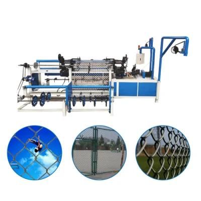 High Speed Full Automatic Galvanized Diamond Mesh Chain Link Fence Machine Price