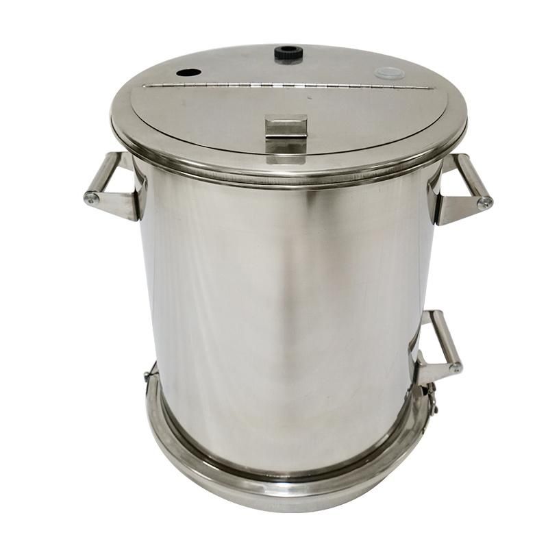 7L/10L Small Mini Stainless Steel Powder Coating / Spray / Paint Feed Hopper/ Barrel / Bucket/ for Lab / Test Powder Coating Machine