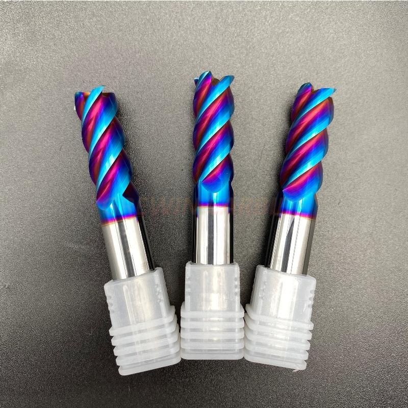 Grewin-D10mm*100mm HRC65 4 Flutes Tungsten Carbide Flat End Mill