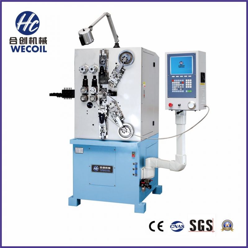 weoil spring machinery-HCT-826 3mm axis high speed spring coiling machine