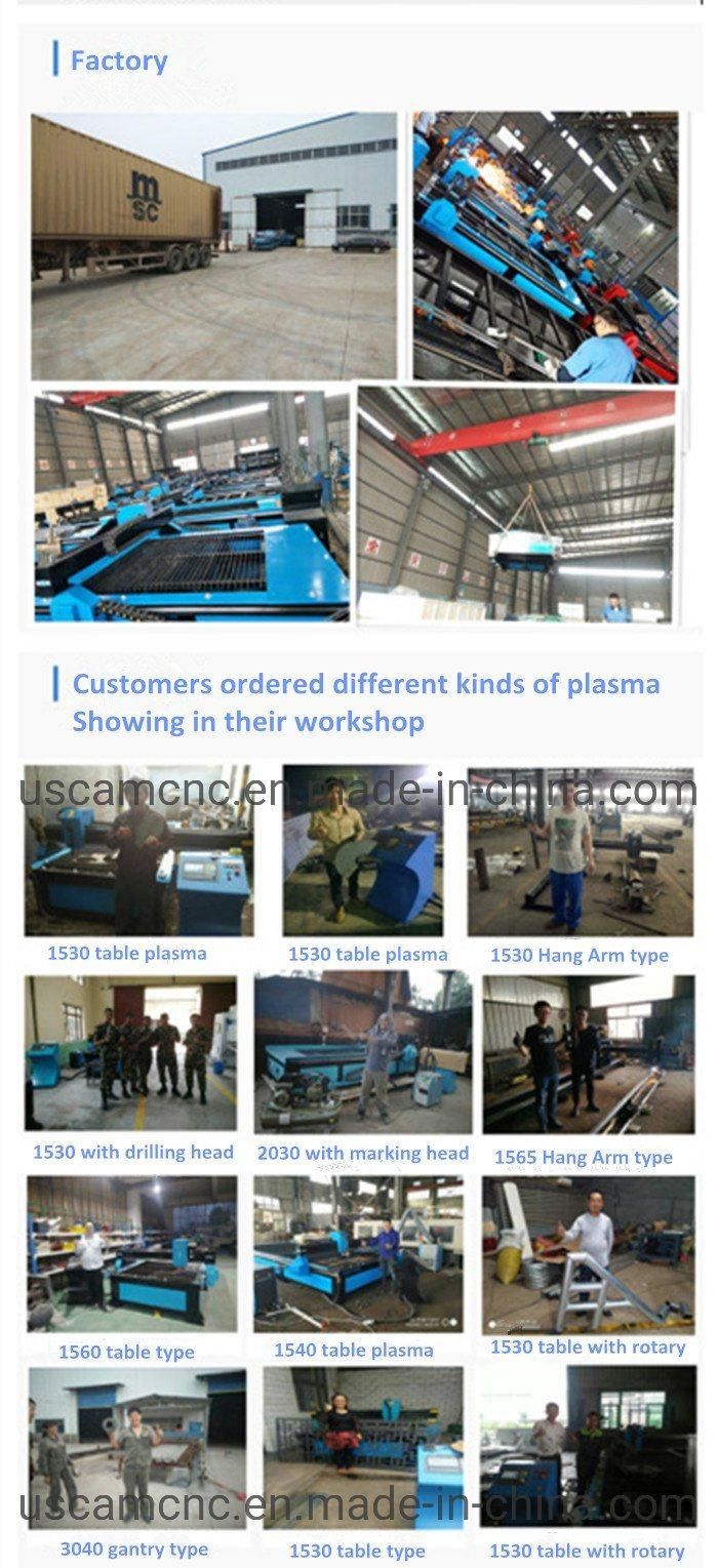 3D Pipe Cutting off CNC Portable Plasma Pipe Cutter/ Metal Pipe Profile Machine with Rotation 6 Axis for Hbeam Ibeam