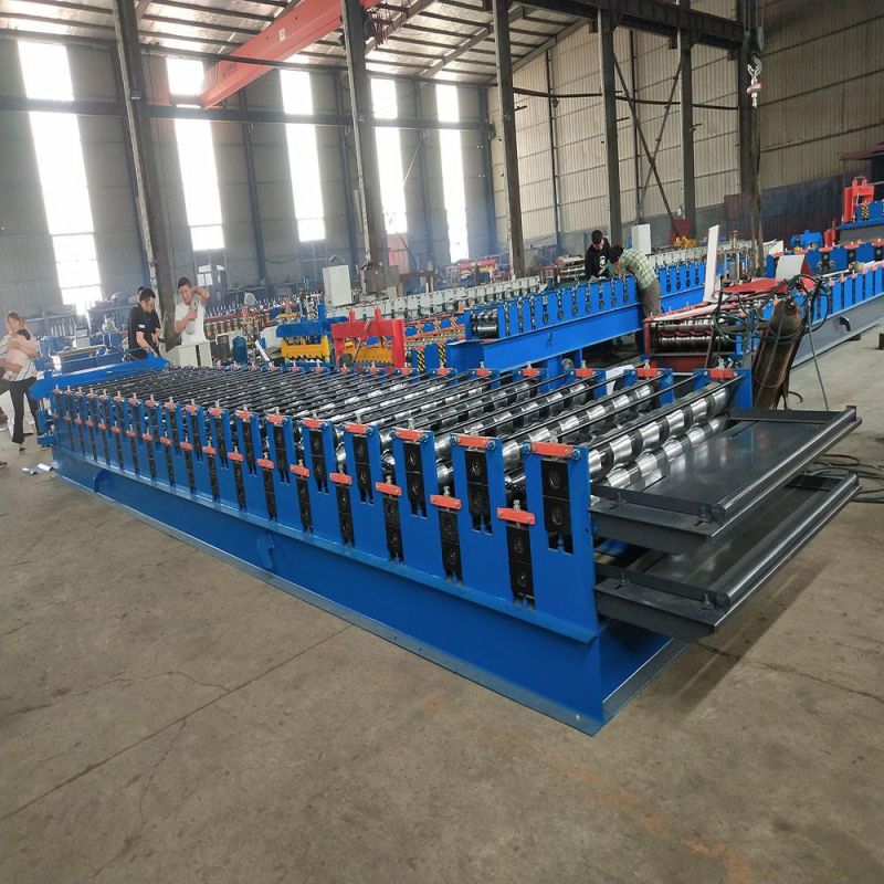 2019 Colombia Hot Sales Roofing Double Layer Cold Roll Forming Machine