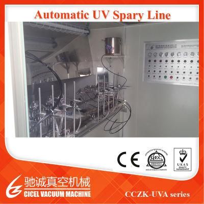 Gun-Fixed Automatic UV Clear Coat Spray/Painting Line Vacuum Coating Machine