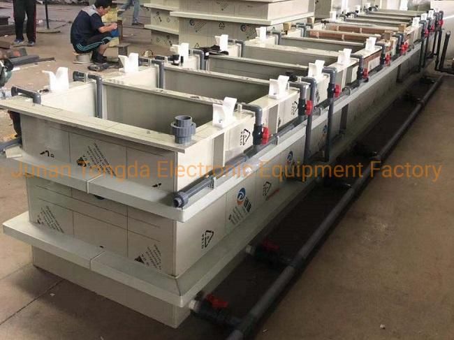 Semi-Auto Nickel Zinc Copper Electroplating Machine Hang Plating Production Equipment