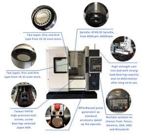 Vdl600A CNC Vertical Milling Machine Center with 16 or 24 Tools