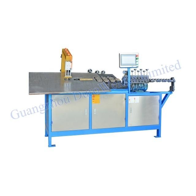 Automatic 2D Steel Wire Universal Flat Bending Machine