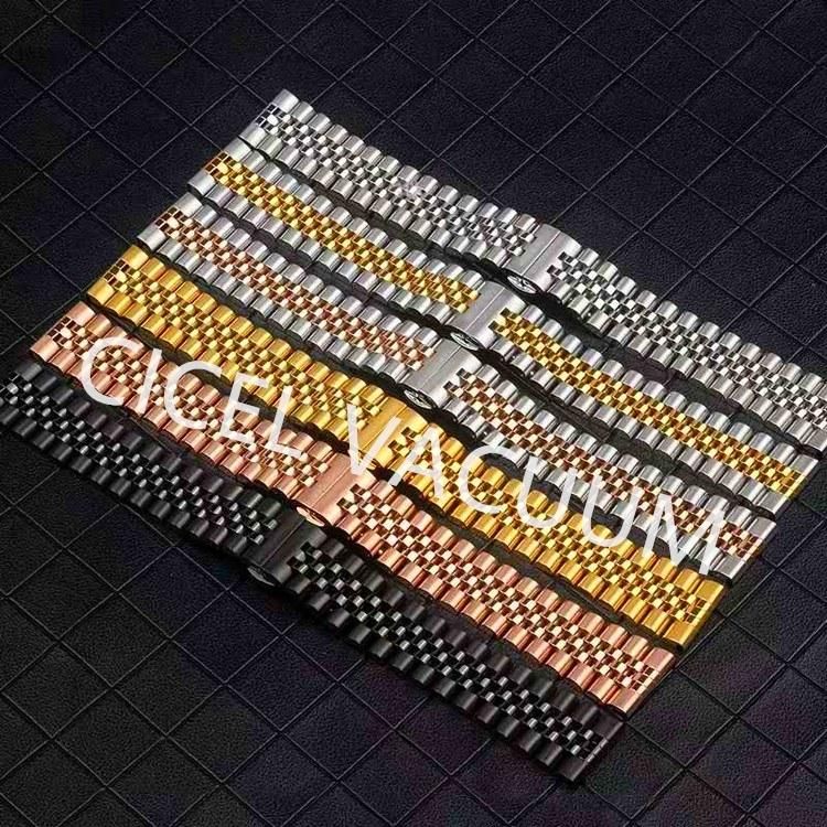 Cicel Stainless Steel Watch Band/Cover PVD Vacuum Coating Equipment