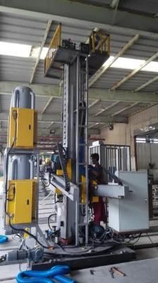 Automatic Al Carbinet CNC Buffing Machine and out-Polishing of Tank Truck for External Surface Treatment