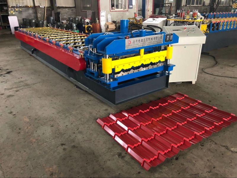 Dixin Roof Tile Sheet Roof Rolling Forming Machine/Glazed Style Roof Machine/Glazed Tile Sheet Making Machine