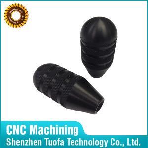 CNC Turning Aluminum Knobs with Black Anodizing and Knurling