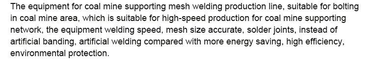 South Africa Galvanized Wire Brick Force Mesh Making Machine Set