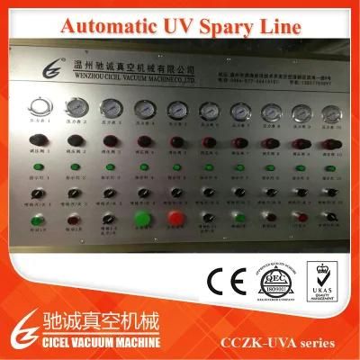 Flashoff Section of Complete Automatic UV Spray Painting Line Vacuum Metallizing Plant