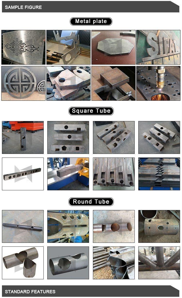 1530 2060 1325 Heavy Type Plasma Cutter Cut 63A 100A 120A 160A 200A Steel Sheet Metal CNC Table Plazma Plasma Cutting Machine with Drilling