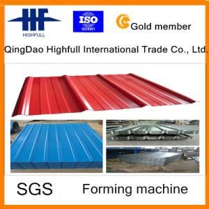 Color Steel Sheeting Roofing Panel Cold Roll Forming Machine