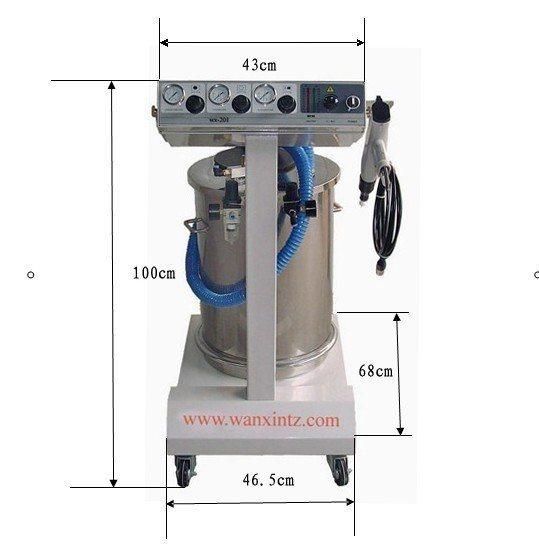 Metal Paint Powder Coating Machinery Epoxy Polyester Powder Coating Machine (KCI Replacemen)