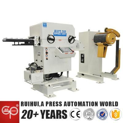 Auto Parts Stamping 3 in 1 Uncoiler Straightener Feeder Machine Metal Press Coil Decoiler Straightener Feeder for Punch Production Line