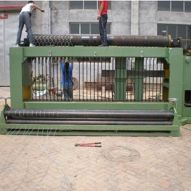 CNC 4300mm Width Reverse Twist Gabion Hexagonal Wire Netting Machine