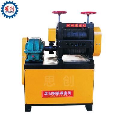 6-20mm Waste Steel Bar Straightening Machine Scrap Rebar Straightener