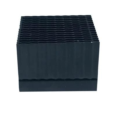 High Power Dense Fin Aluminum Heat Sink for Welding Equipment and Radio Communications and Svg and Inverter and Electronics and Power and Apf