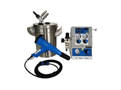 New Test Electrostatic Powder Spray System High Quality Manual Powder Coating Gun with Small Powder Hopper