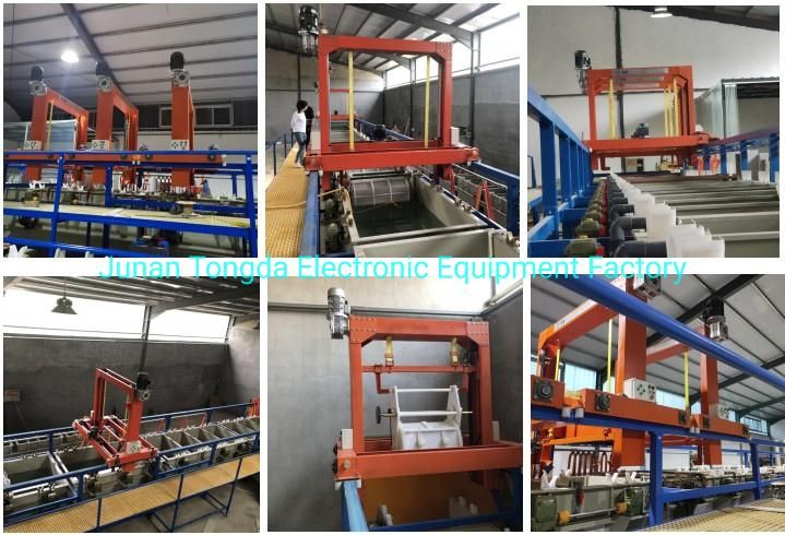 Automatic Brass Plating Gold Plating Plant Electroplating Nickel Plating Machine