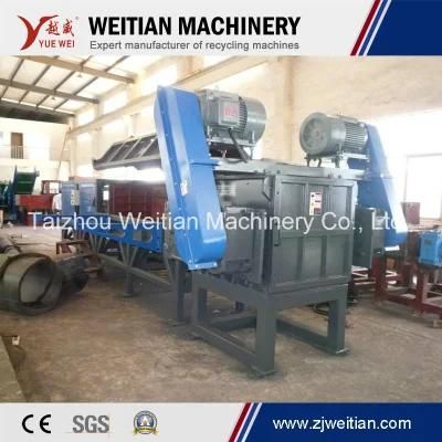 Automatic PVC Pipe Hydraulic System Shredder Double Shafts&amp; Single Shaft